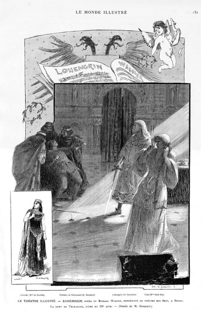 Rouen : 3e tableau, Le Monde illustré, n° 1768 (14 février 1891), p.137 © collection particulière